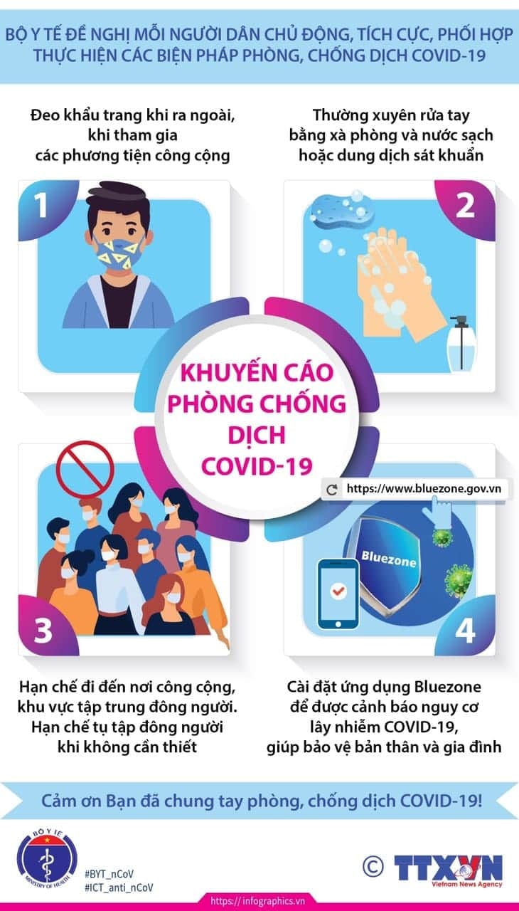 KHUYẾN CÁO PHÒNG CHỐNG DỊCH COVID-19 - Tin liên quan ...