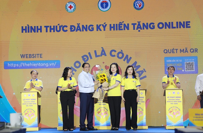 Thủ tướng Chính phủ Phạm Minh Chính dự phát động Chương trình “Đăng ký hiến tặng mô, tạng – Cho đi là còn mãi”