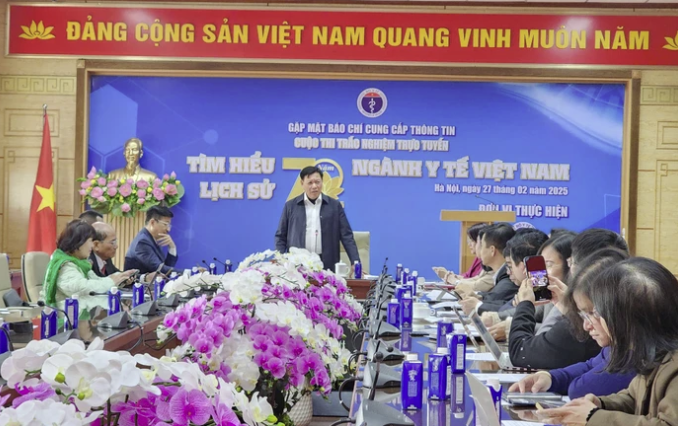 CUỘC THI TRẮC NGHIỆM TRỰC TUYẾN TÌM HIỂU LỊCH SỬ 70 NĂM NGÀNH Y TẾ VIỆT NAM