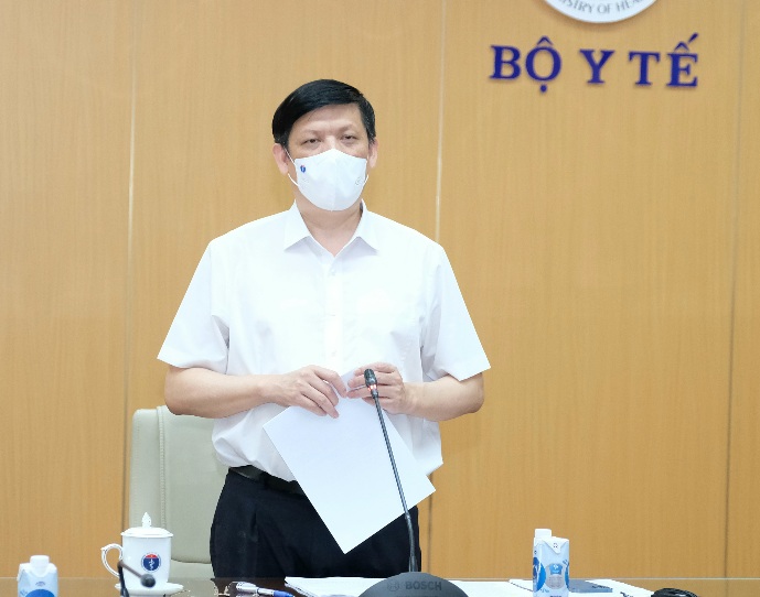 Bộ trưởng Bộ Y tế hiệu triệu toàn ngành sẵn sàng lên đường hỗ trợ các địa phương chống dịch COVID-19 - Hoạt động của lãnh đạo bộ - Cổng thông tin